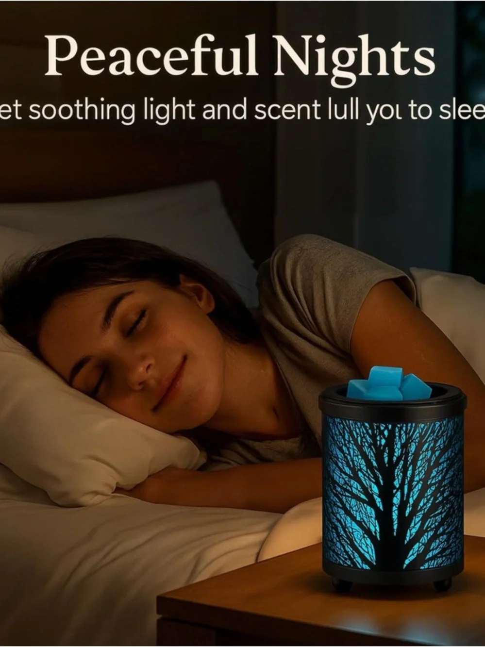 Forest Design LED Color Changing Wax Melt Warmer - Picture 5 of 5